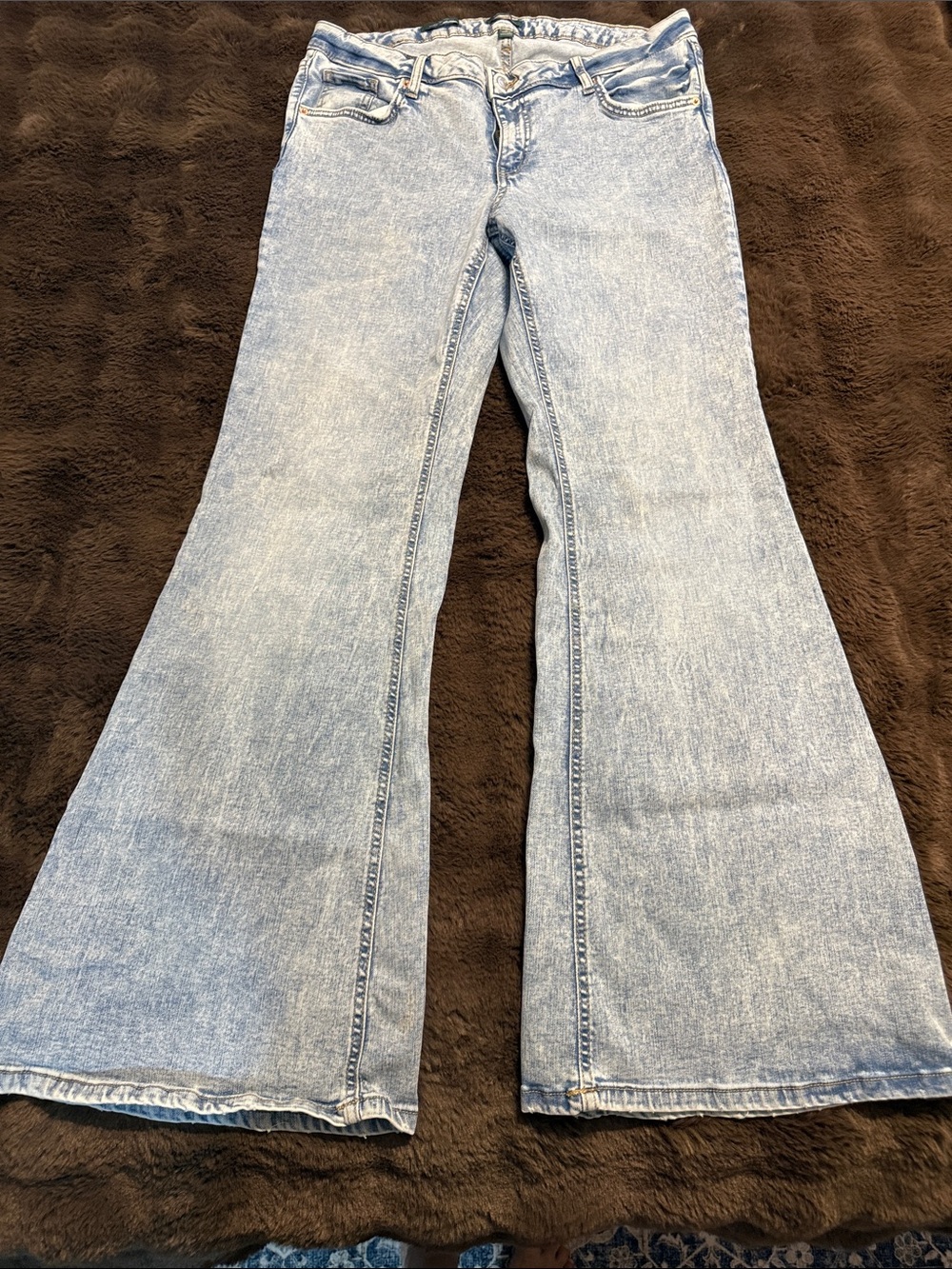 wild fable Light Stonewash Flare Jeans